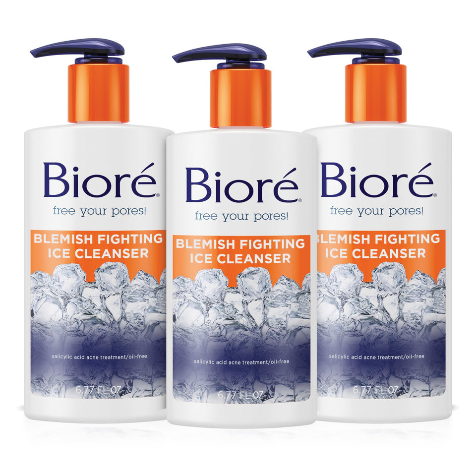 Bioré front packaging tube showing product name and cooling benefit
