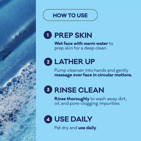 Bioré in-bathroom use showing morning routine convenience and refreshed skin