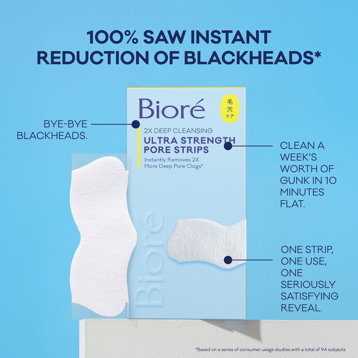 Bioré product styled on bathroom shelf showing routine-ready skincare support