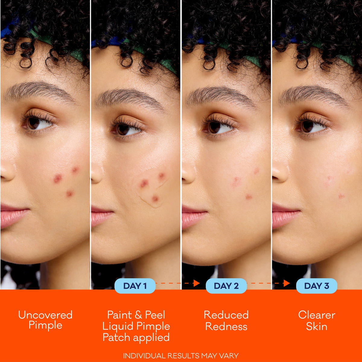 Bioré painted patch in nose crevice targeting hard-to-reach blemishes