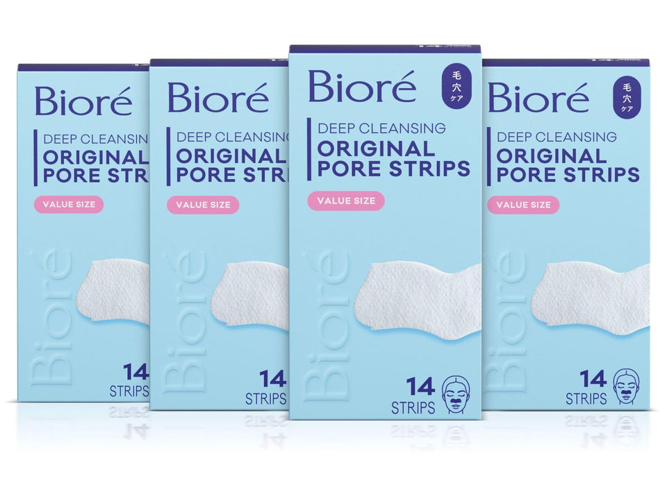 Bioré front packaging showing product and count for quick purchase benefit