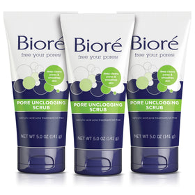 Bioré front packaging showing tubes and clear product benefit