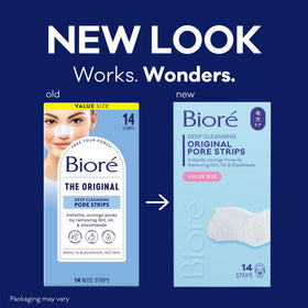 Bioré strip close-up texture highlighting adhesive for effective pore pull
