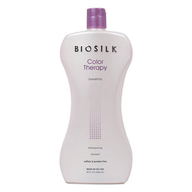 BioSilk front bottle shows label and color-safe benefits