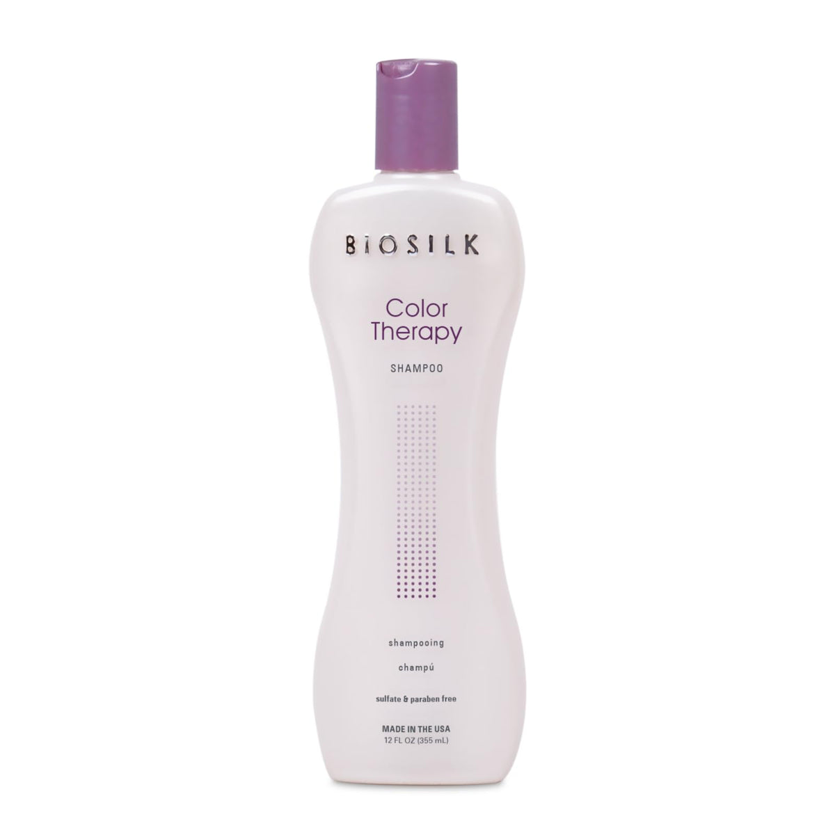 BioSilk front bottle showing label and color-protecting benefit