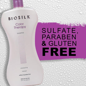 BioSilk ingredient display with rooibos bamboo and silk for protective benefit
