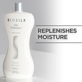 BioSilk bottle held in hand to show 34 oz scale and value