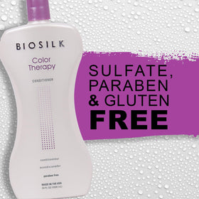 BioSilk 34 oz bottle beside hand to show size and value for frequent use