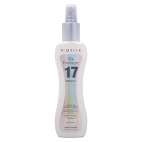 BioSilk front packaging showing Miracle 17 bottle and benefits