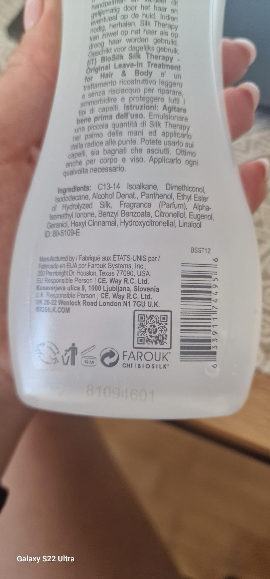 BioSilk displayed on bathroom shelf in lifestyle setting for everyday use appeal