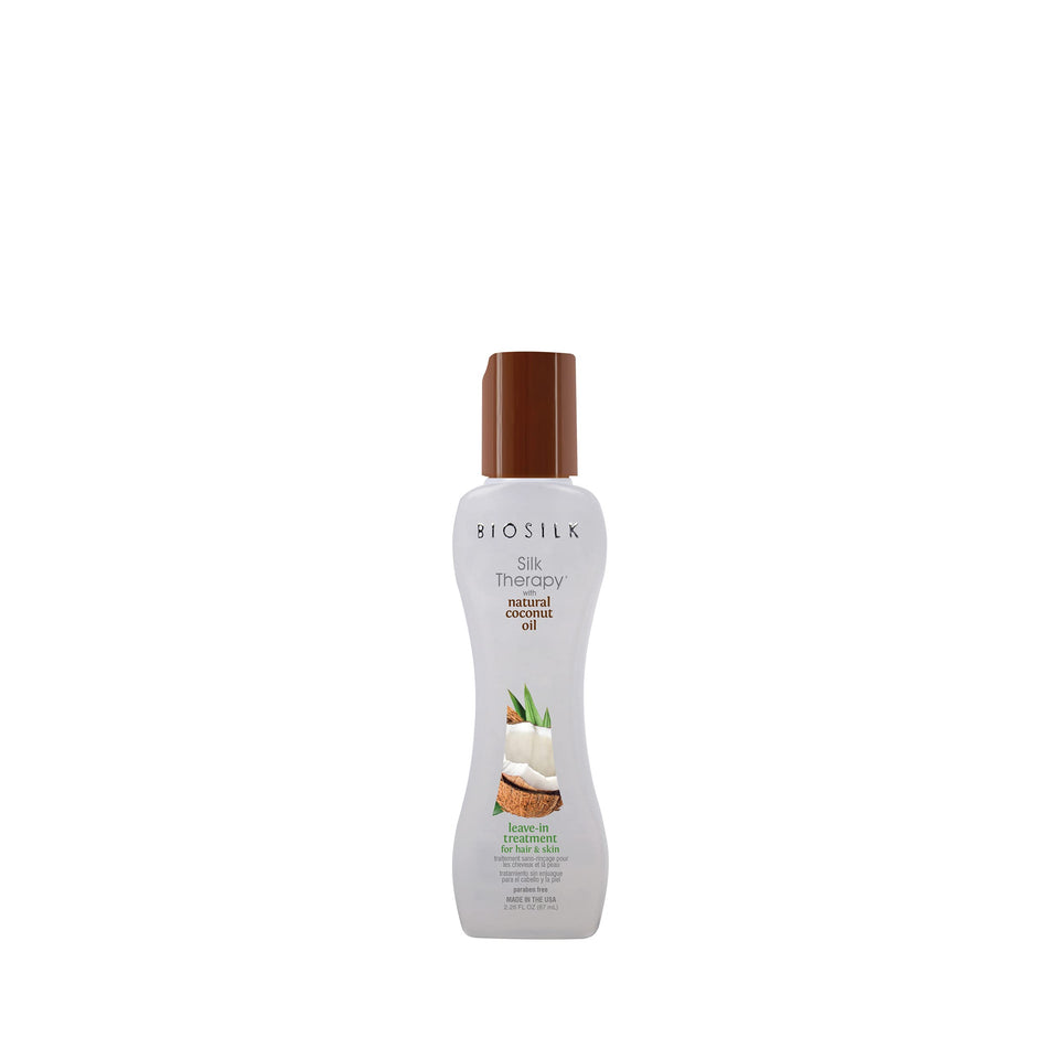BioSilk front packaging showing product and benefits for glossy hair