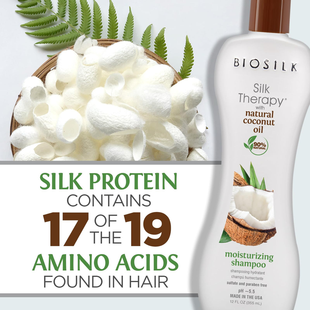 BioSilk bottle on bathroom shelf suggesting everyday moisturizing routine