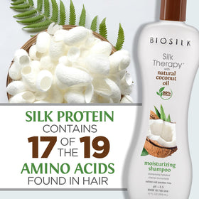 BioSilk bottle on bathroom shelf suggesting everyday moisturizing routine