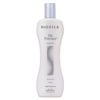 BioSilk bottle front view showing clean packaging and gentle formula