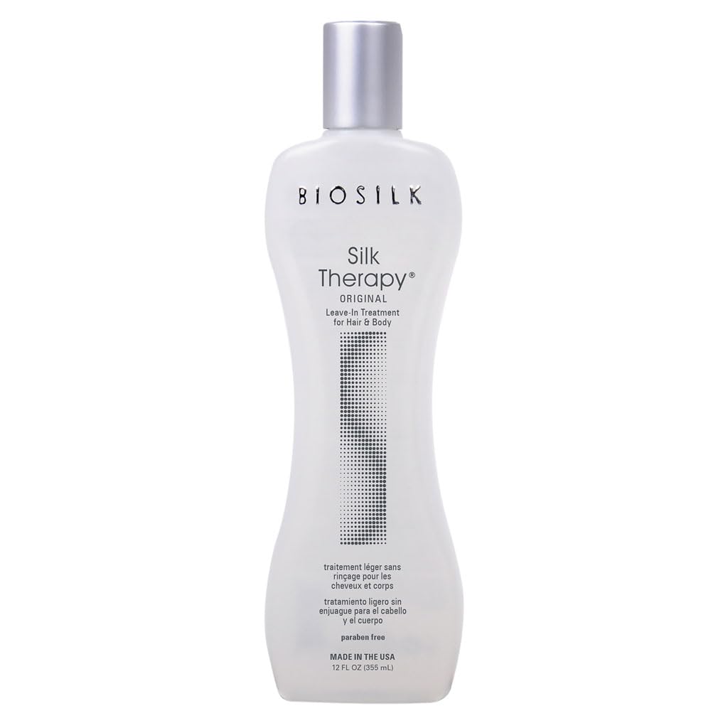 BioSilk front bottle showing product label and 12 oz size for quick identification and trust