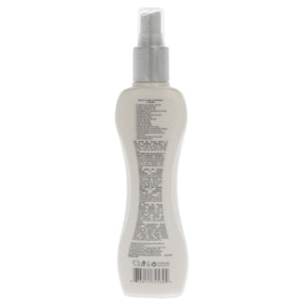 BioSilk in-use closeup misting hair for detangling and instant shine