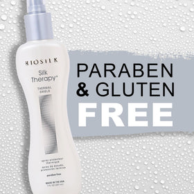 BioSilk applied to damp hair before blow-drying to smooth and improve manageability
