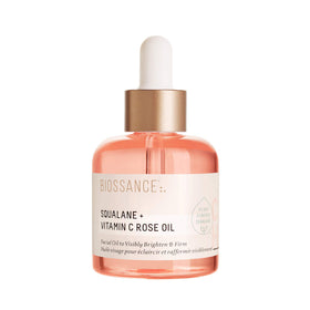 BIOSSANCE front bottle shot showing product and glow benefit
