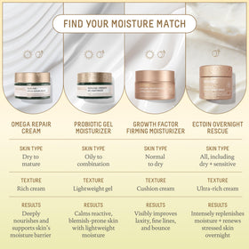 BIOSSANCE open jar showing cream interior and squalane-peptide formulation benefit