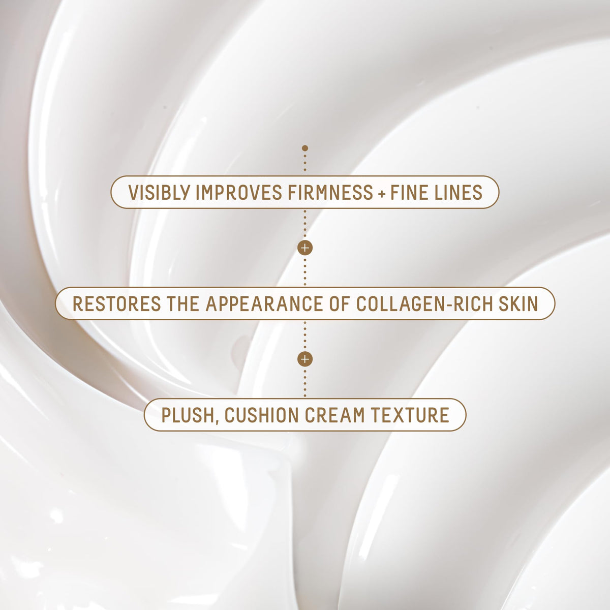 BIOSSANCE label close-up showing key ingredients for firming and peptide support