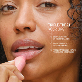 BIOSSANCE product in hand for scale demonstrating compact travel-friendly benefit