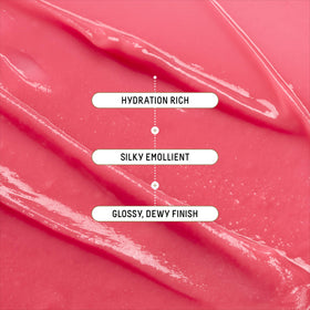 BIOSSANCE swatch on skin revealing sheer pink tint and natural enhancement benefit