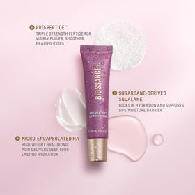 BIOSSANCE application on lips demonstrating even coverage and natural enhancement