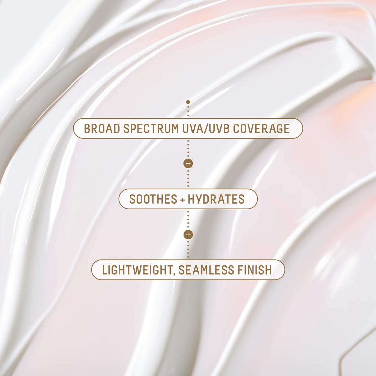 BIOSSANCE dispensed amount on fingertip illustrating easy application and spreadability