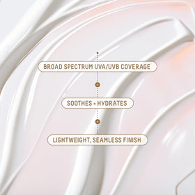 BIOSSANCE dispensed amount on fingertip illustrating easy application and spreadability