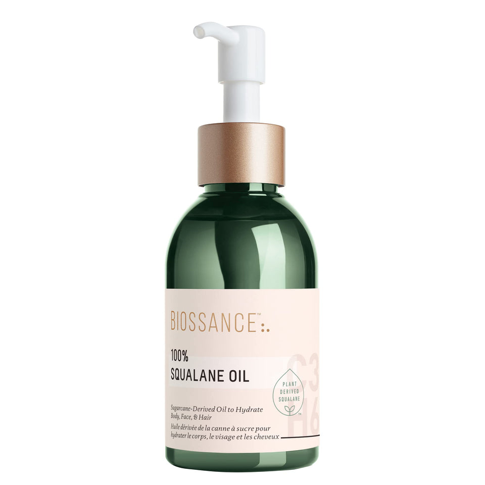 BIOSSANCE bottle front packaging showing clean design and product clarity