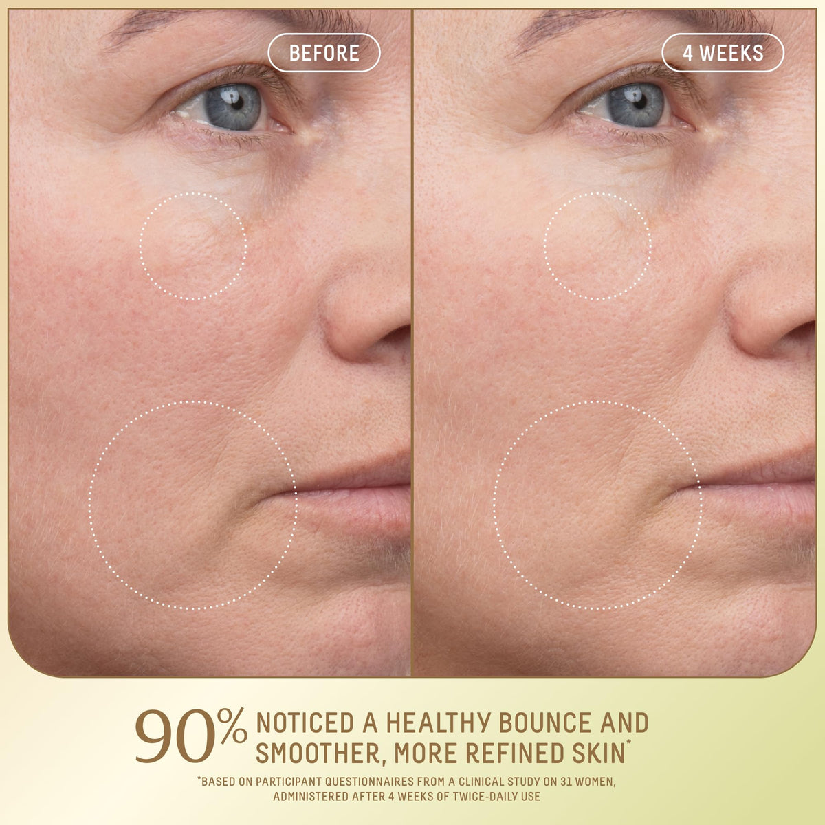 BIOSSANCE close-up of cream texture highlighting smooth, emollient finish