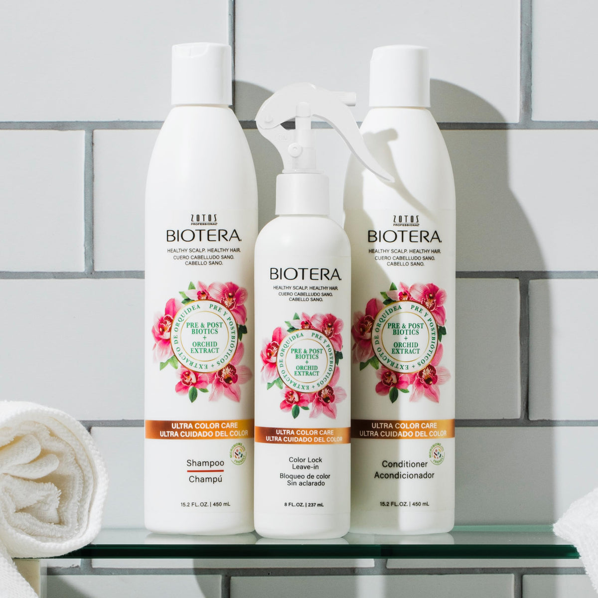 Biotera before and after color vibrancy comparison highlighting longer-lasting color