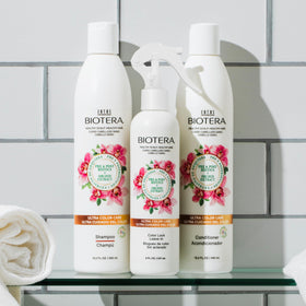 Biotera before and after color vibrancy comparison highlighting longer-lasting color