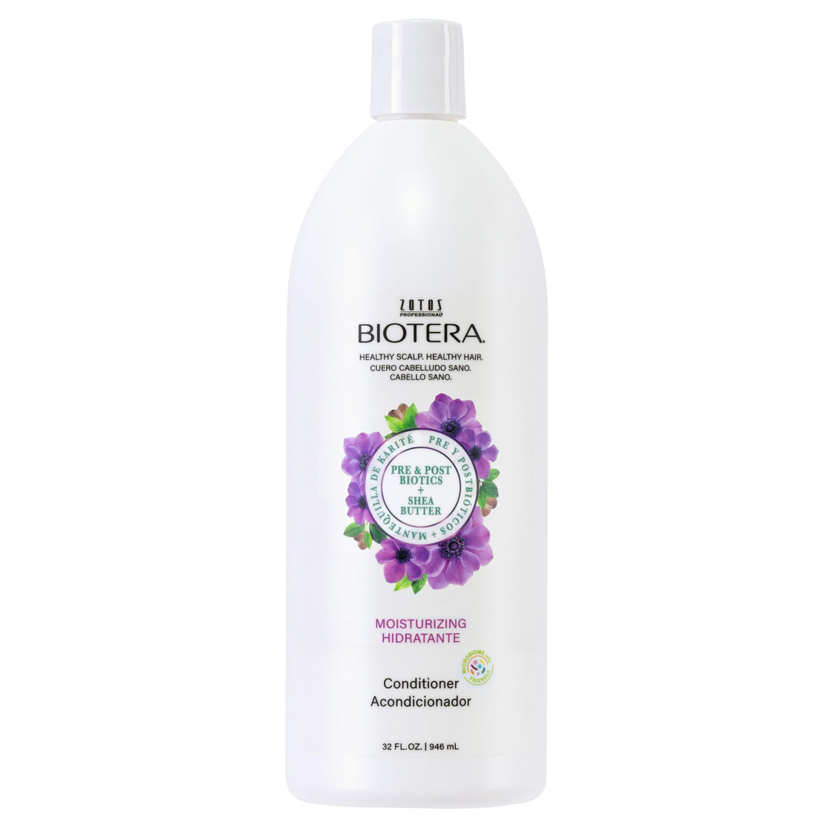 Biotera front packaging showing 32 fl oz bottle and benefits