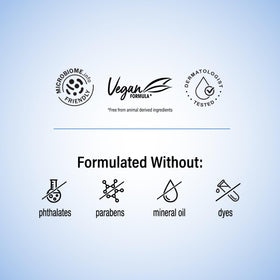 Biotera ingredients label close-up highlighting bamboo and probiotic blend benefits