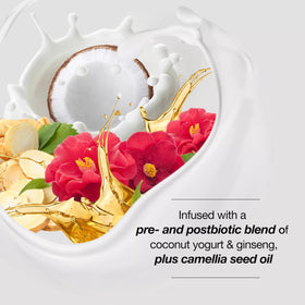 Biotera in-shower use on wet hair demonstrating detangling and conditioning benefit