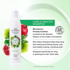 Biotera label close-up highlighting microbiome-friendly certification and benefits