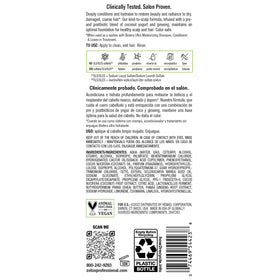 Biotera vegan and sulfate-free badge next to product bottle