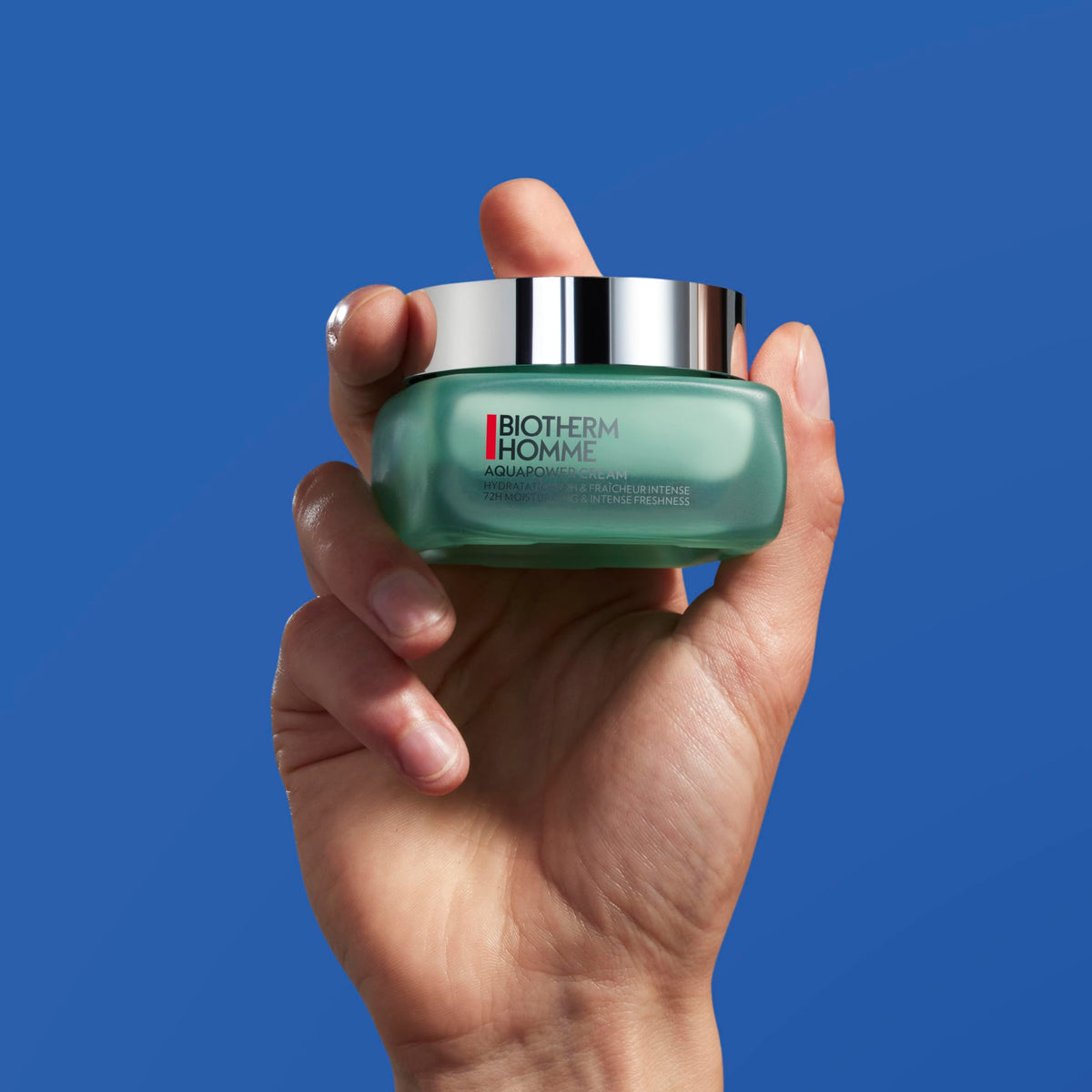 Biotherm close-up label highlighting key actives and ingredient benefits