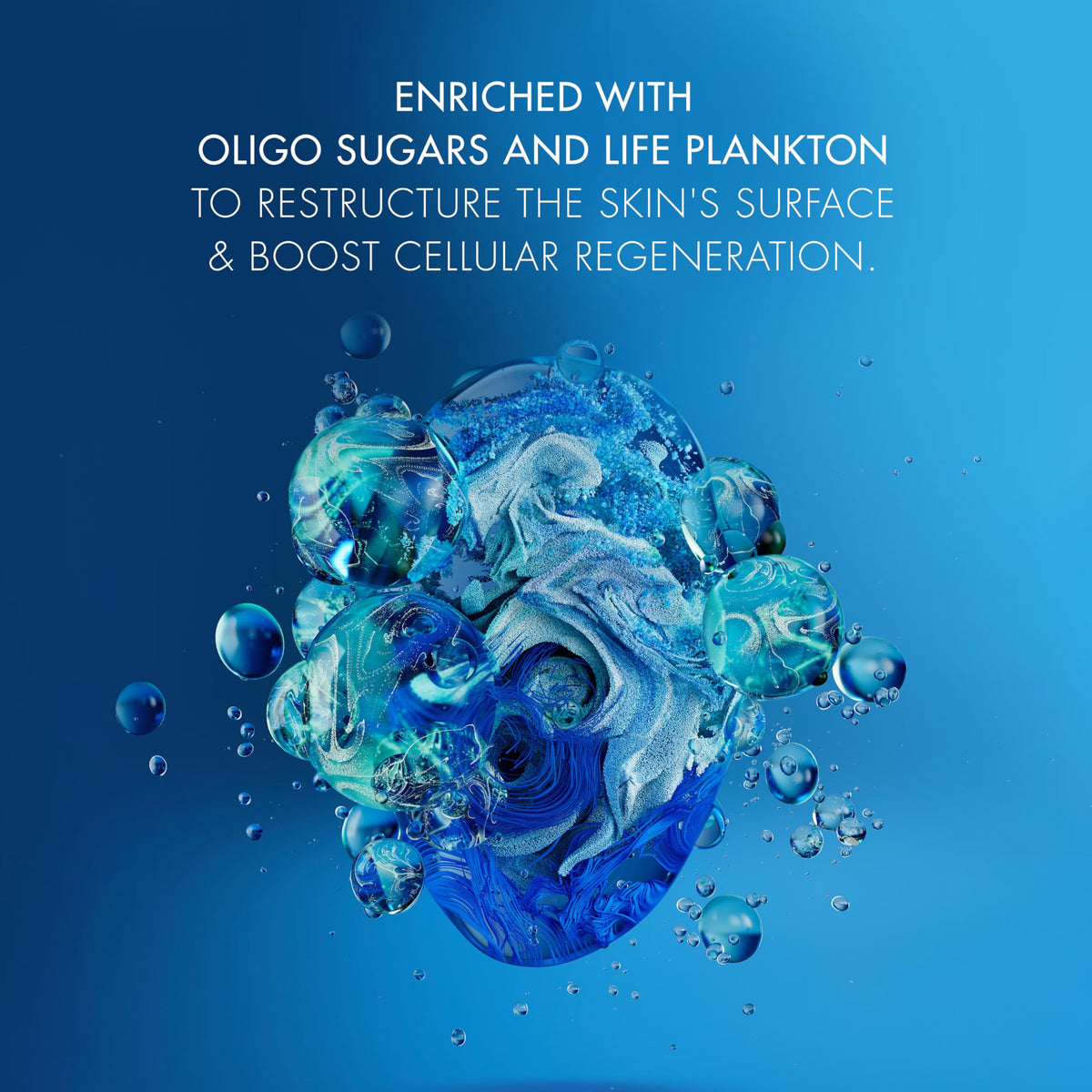 Biotherm Aquapower ingredient label close-up, highlights Biotech Plankton and oligo sugars
