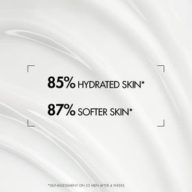 Biotherm Aquapower size comparison with hand, displays 6.8 fl oz scale and portability