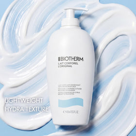 Biotherm evening ritual applying body milk for lasting comfort