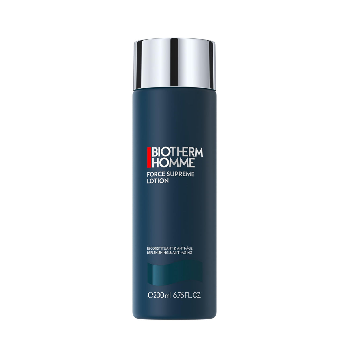 Biotherm Force Supreme front packaging showing product and size benefits