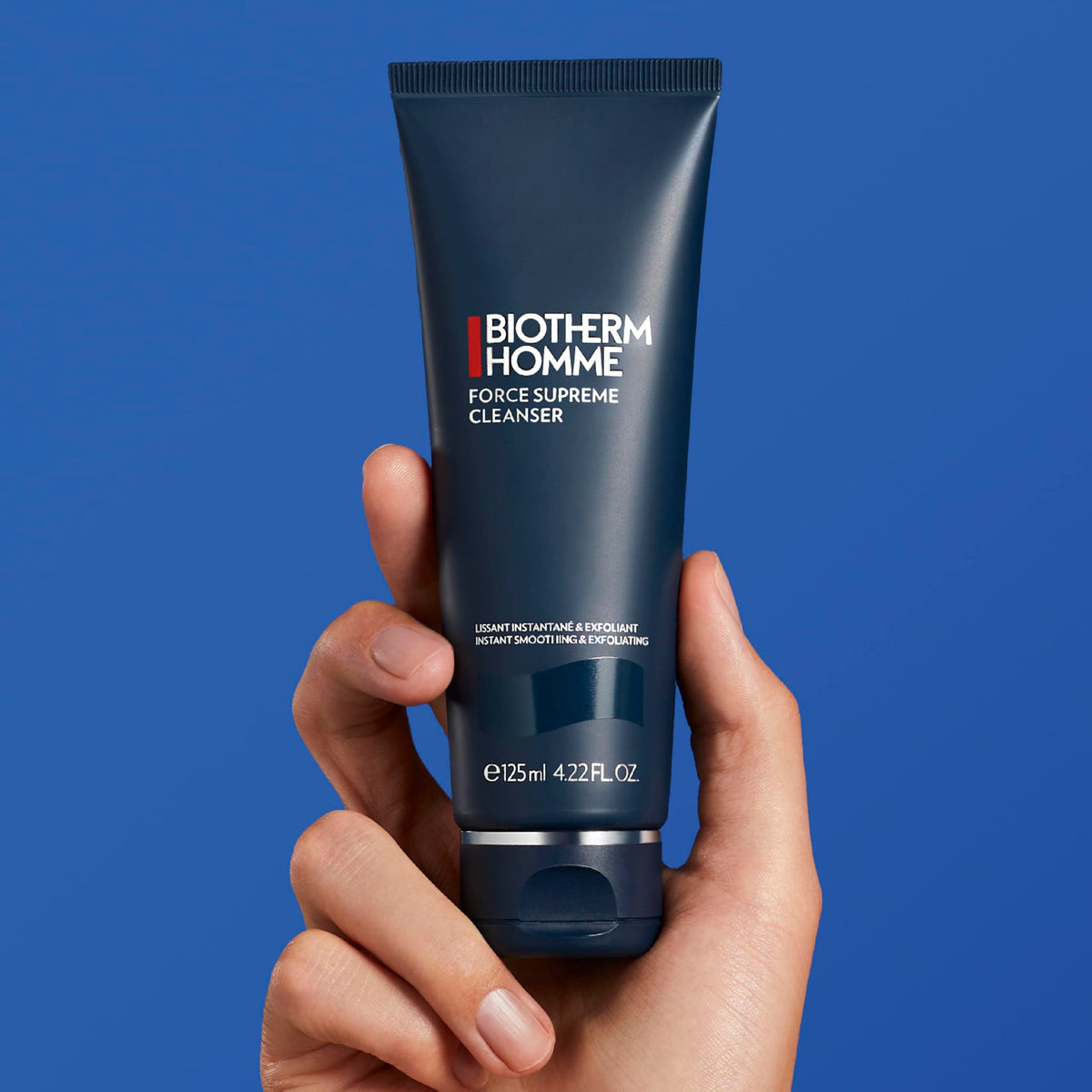 Biotherm micro-particles detail showing gentle exfoliation action