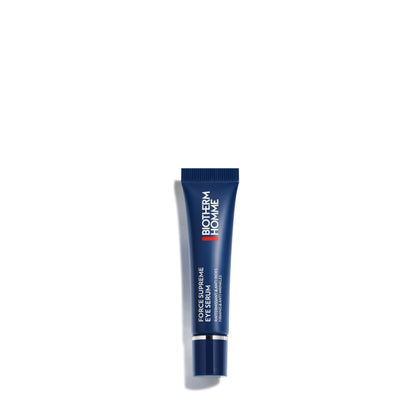 Biotherm Homme front packaging showing compact 15ml tube, travel friendly