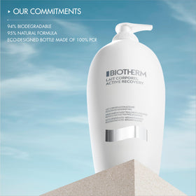 Biotherm ingredient label closeup highlighting vitamins and plankton benefits