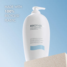 Biotherm skin before and after showing softer smoother skin benefit