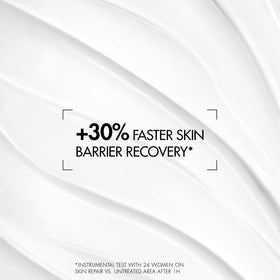 Biotherm texture close-up showing balm-to-milk conversion and fast absorption