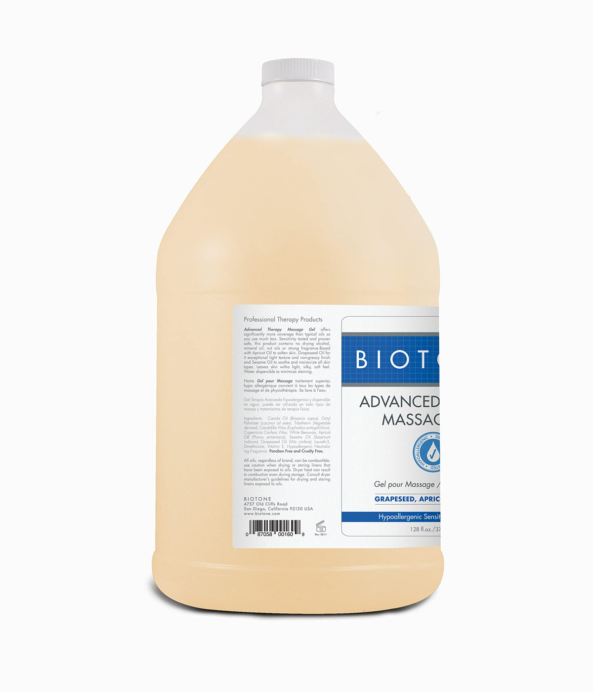 BIOTONE gel texture close-up revealing silky, non-greasy glide