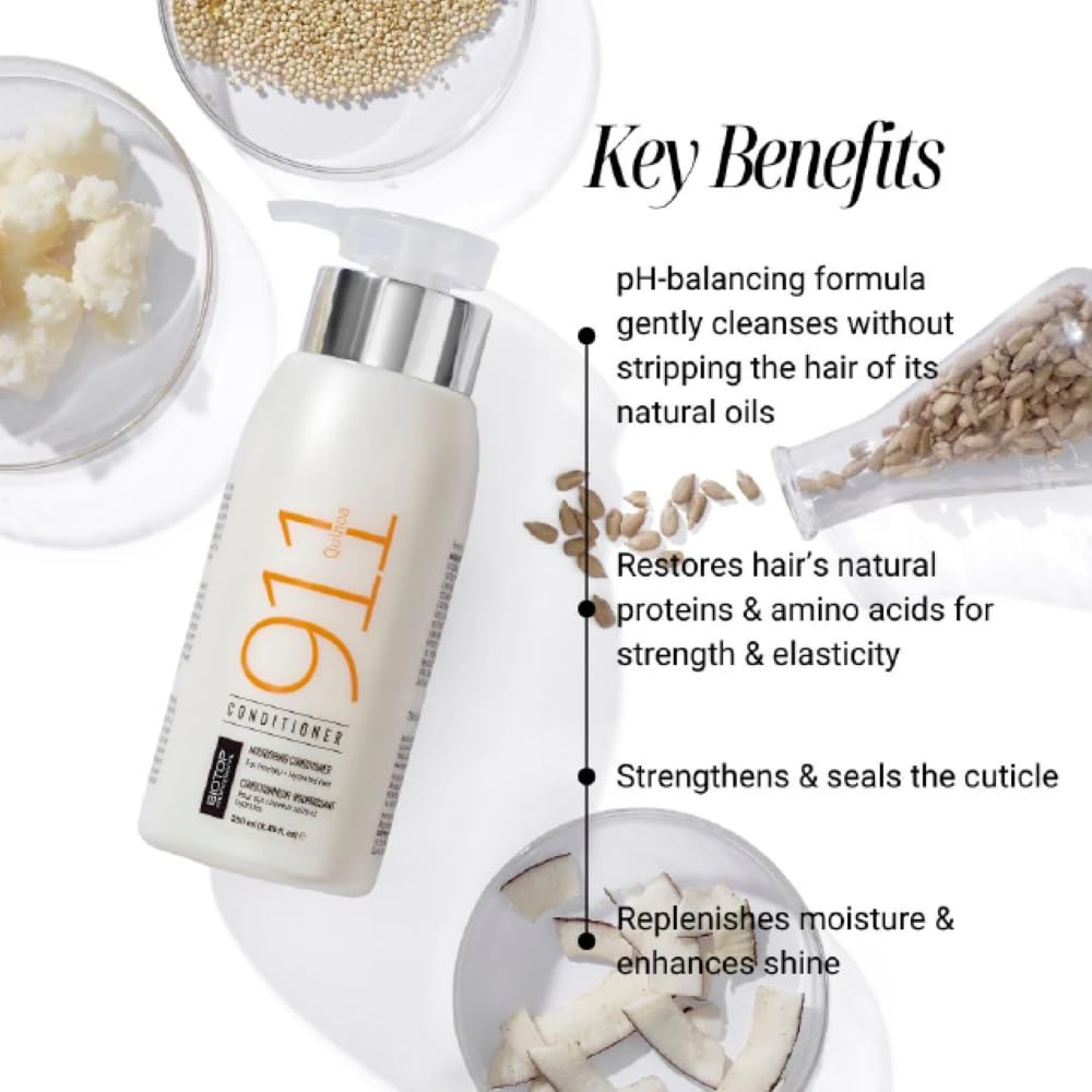 Biotop Professional back label with ingredient list and usage benefits